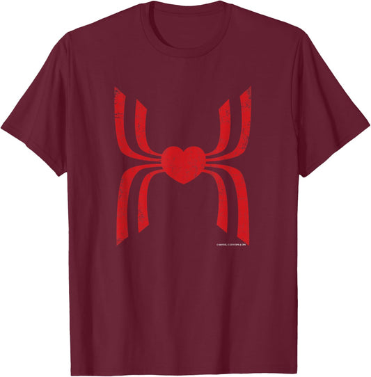 Marvel Spider-Man Spider-Verse Peni Parker Logo T-Shirt - T-Shirt | Maroon