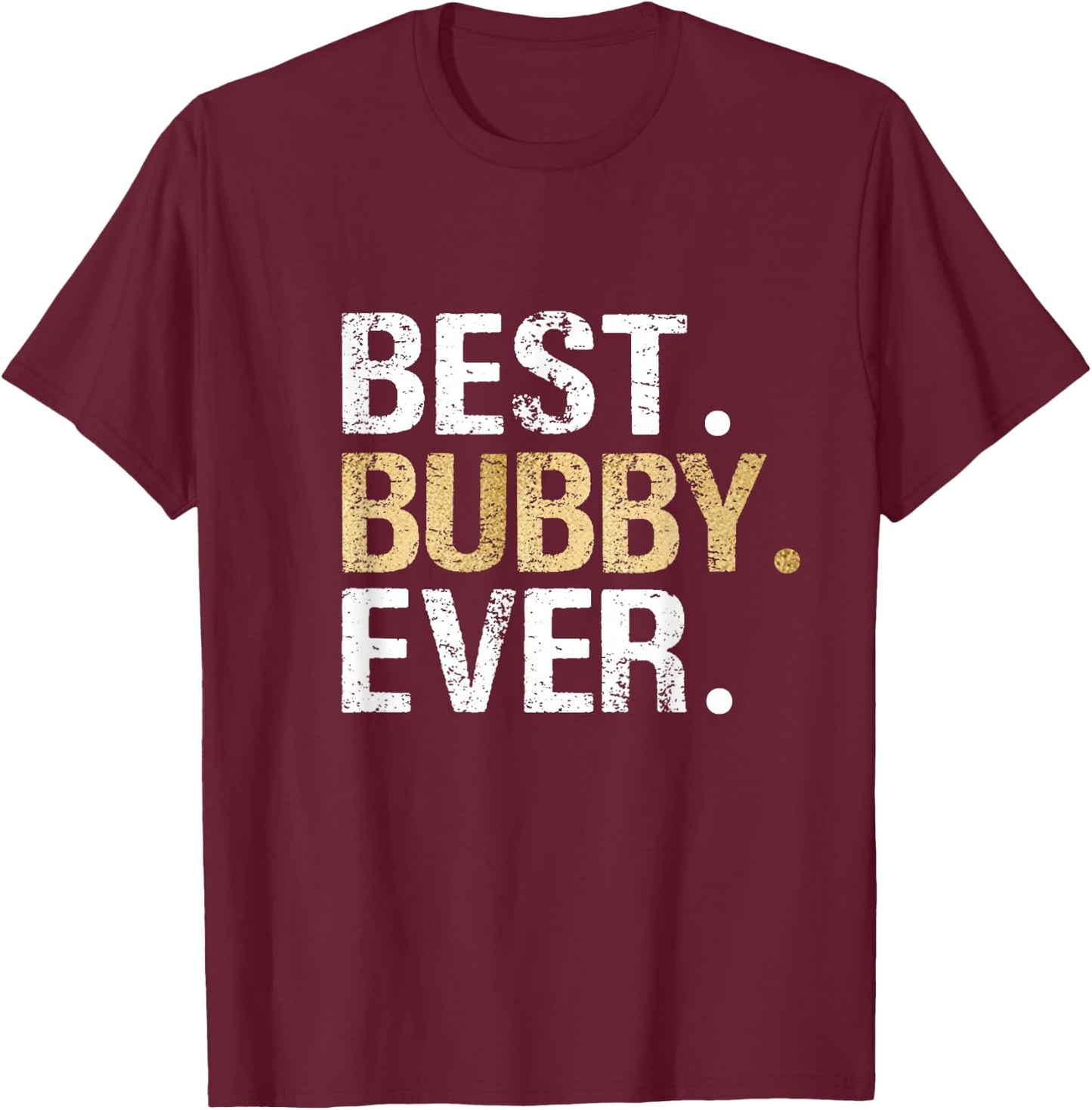 Best Ever Bubby Israel Israeli Jewish Yiddish Grandma T-Shirt - T-Shirt | Maroon