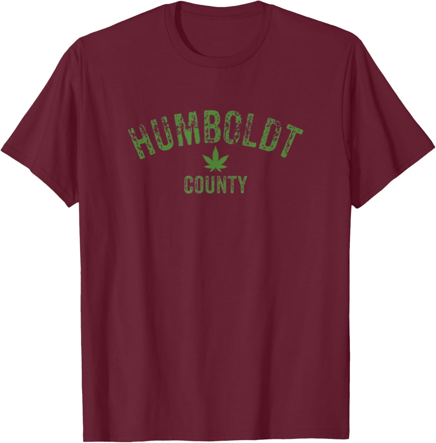 Humboldt County California Hemp Farmer Grower T-Shirt - T-Shirt | Maroon
