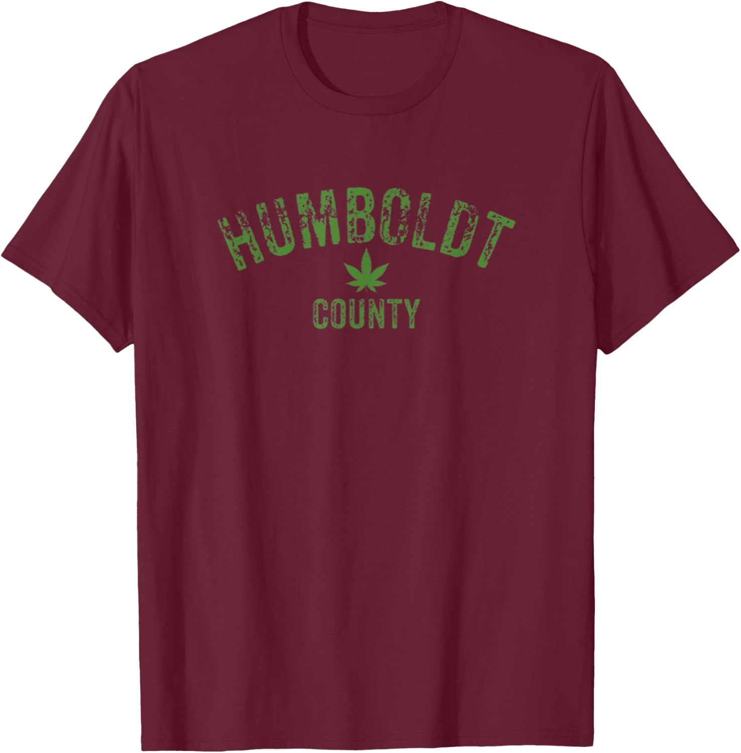 Humboldt County California Hemp Farmer Grower T-Shirt - T-Shirt | Maroon