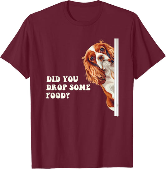 Cavalier King Charles Spaniel Funny Shirt T-Shirt - T-Shirt | Maroon