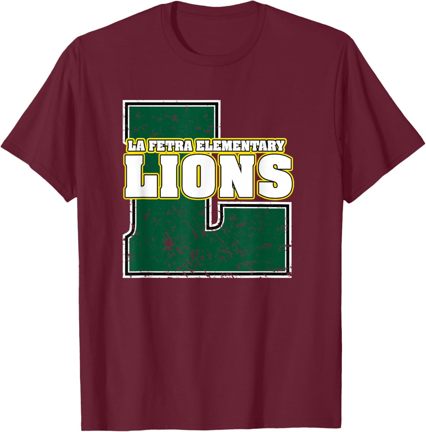 La Fetra Elementary Lions L T-Shirt - T-Shirt | Maroon
