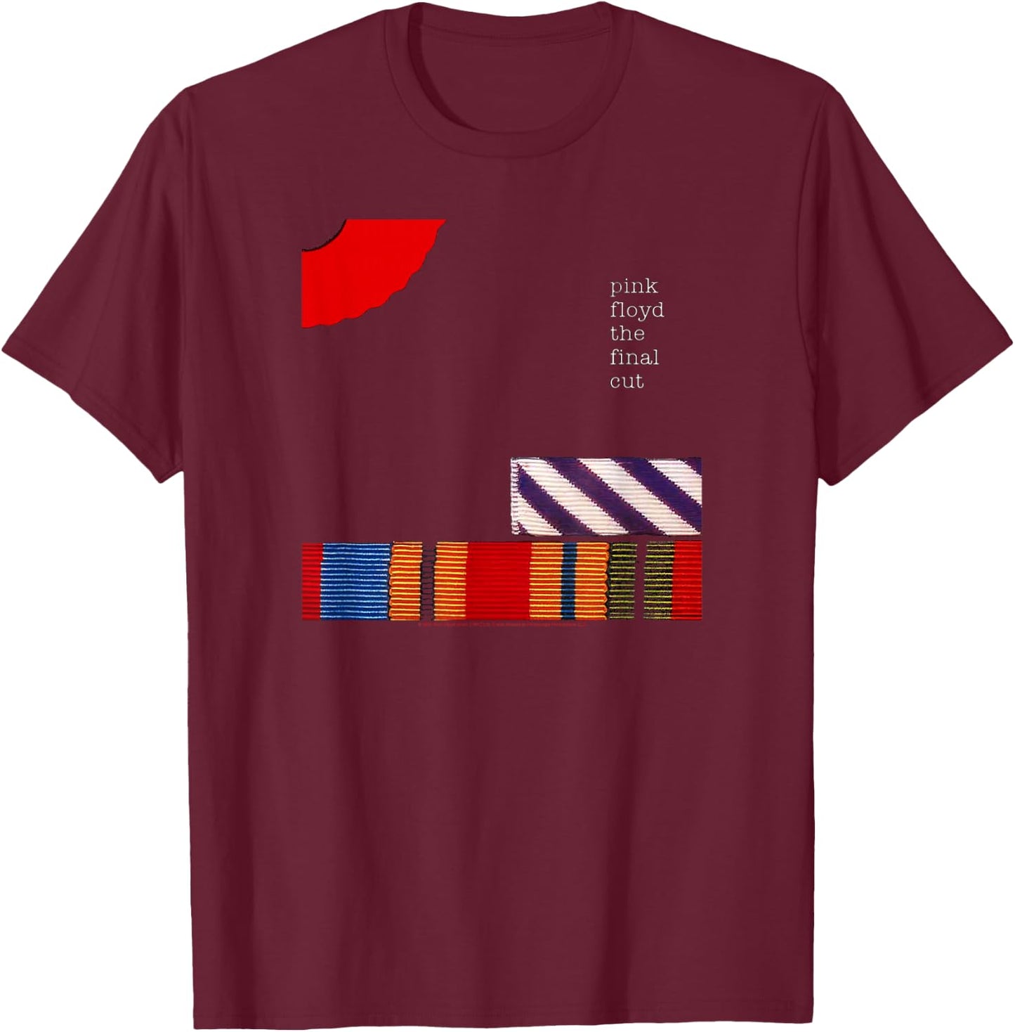 Pink Floyd the Final Cut T-Shirt - T-Shirt | Maroon
