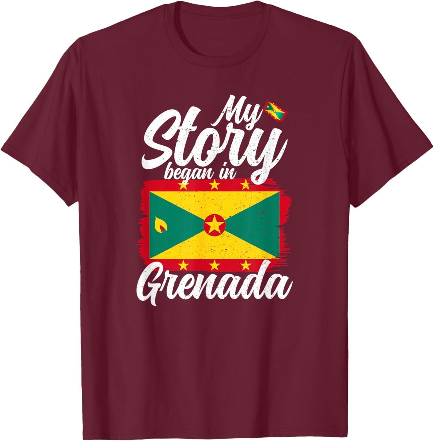Grenada T-Shirt - T-Shirt | Maroon