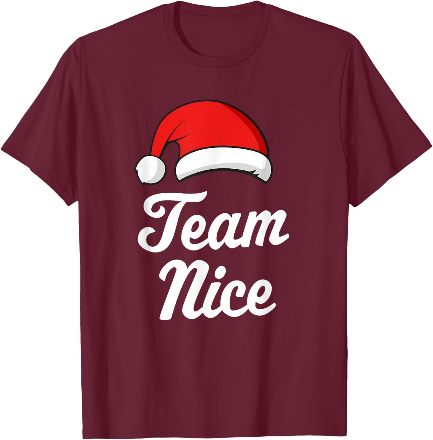Team Nice T-Shirt - T-Shirt | Maroon