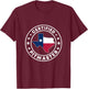 Certified Pitmaster Texan BBQ Grilling Texas Barbecue Grill T-Shirt - T-Shirt | Maroon
