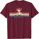 Disney Pixar Toy Story Jessie Cowgirl Rainbow Stripe Yee Haw T-Shirt - T-Shirt | Maroon