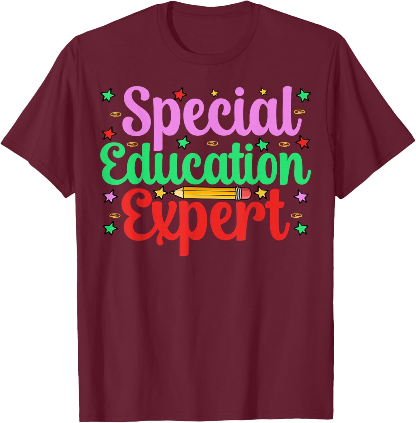SPED Special Education Teacher - Special Education Expert T-Shirt - T-Shirt | Maroon