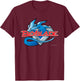 Beyblade Generation 1 Logo Dark T-Shirt - T-Shirt | Maroon