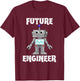 Future Engineer Robotics Robot Costume For Adults Kids T-Shirt - T-Shirt | Maroon
