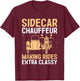 Sidecar Motorcycle Motorcyclist Bike Motorbike Sidecar Rider T-Shirt - T-Shirt | Maroon