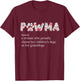 Pawma Woman Who Claims Her Children's Dogs Are Her Granddogs T-Shirt - T-Shirt | Maroon
