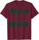 Too Slow For Tennis Too Poor For Golf T-Shirt - T-Shirt | Maroon