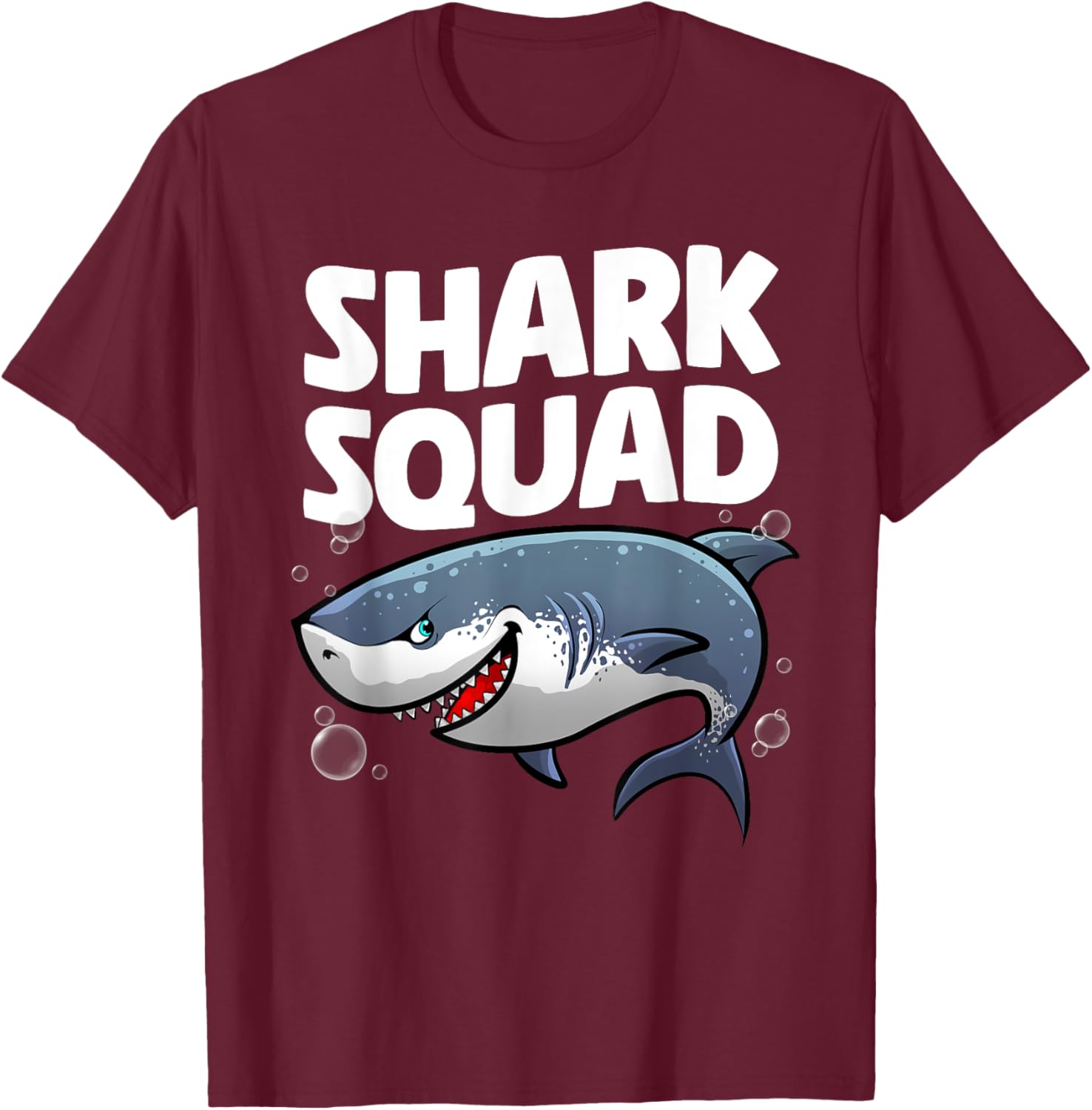Best Shark Art For Boys Girls Kids Shark Related Shark Lover T-Shirt - T-Shirt | Maroon