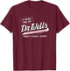 Vintage Retro Dr. Wells Soda T-Shirt - T-Shirt | Maroon