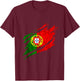 Heroic Flag Portugal Portuguese Flag Portuguese Pride T-Shirt - T-Shirt | Maroon