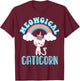 Meowgical Caticorn T Shirt Cat Unicorn Girls Women Kittycorn T-Shirt - T-Shirt | Maroon