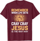 Funny Jesus Christ Religious Christian Believer Christianity T-Shirt - T-Shirt | Maroon