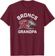 Rider University Broncs Arched Grandpa T-Shirt - T-Shirt | Maroon