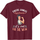 Ehlers Danlos Syndrome Awareness It's Not For The Weak T-Shirt - T-Shirt | Maroon