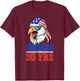 Funny 30th Birthday - USA Eagle Patriotic Gift T-Shirt - T-Shirt | Maroon