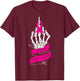 Skeleton Hand Fuck Pink Funny Breast Cancer Awareness Gifts T-Shirt - T-Shirt | Maroon