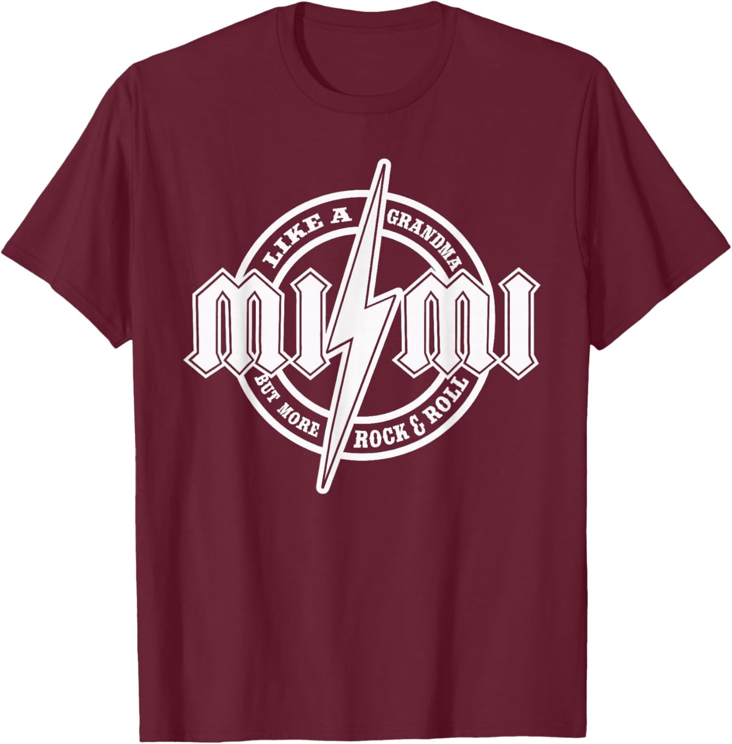 Hard Rock Mimi - Mimi Lightning Bolt T-Shirt - T-Shirt | Maroon