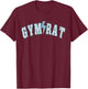 Gym Rat Muscle Mommy Trendy Checkerboard Weight Lifting T-Shirt - T-Shirt | Maroon
