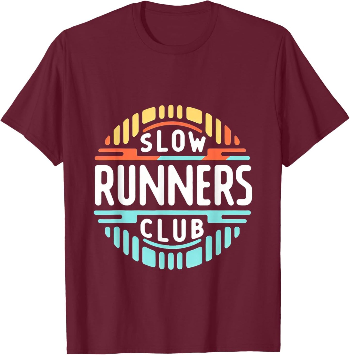 Slow Runners Club T-Shirt - T-Shirt | Maroon