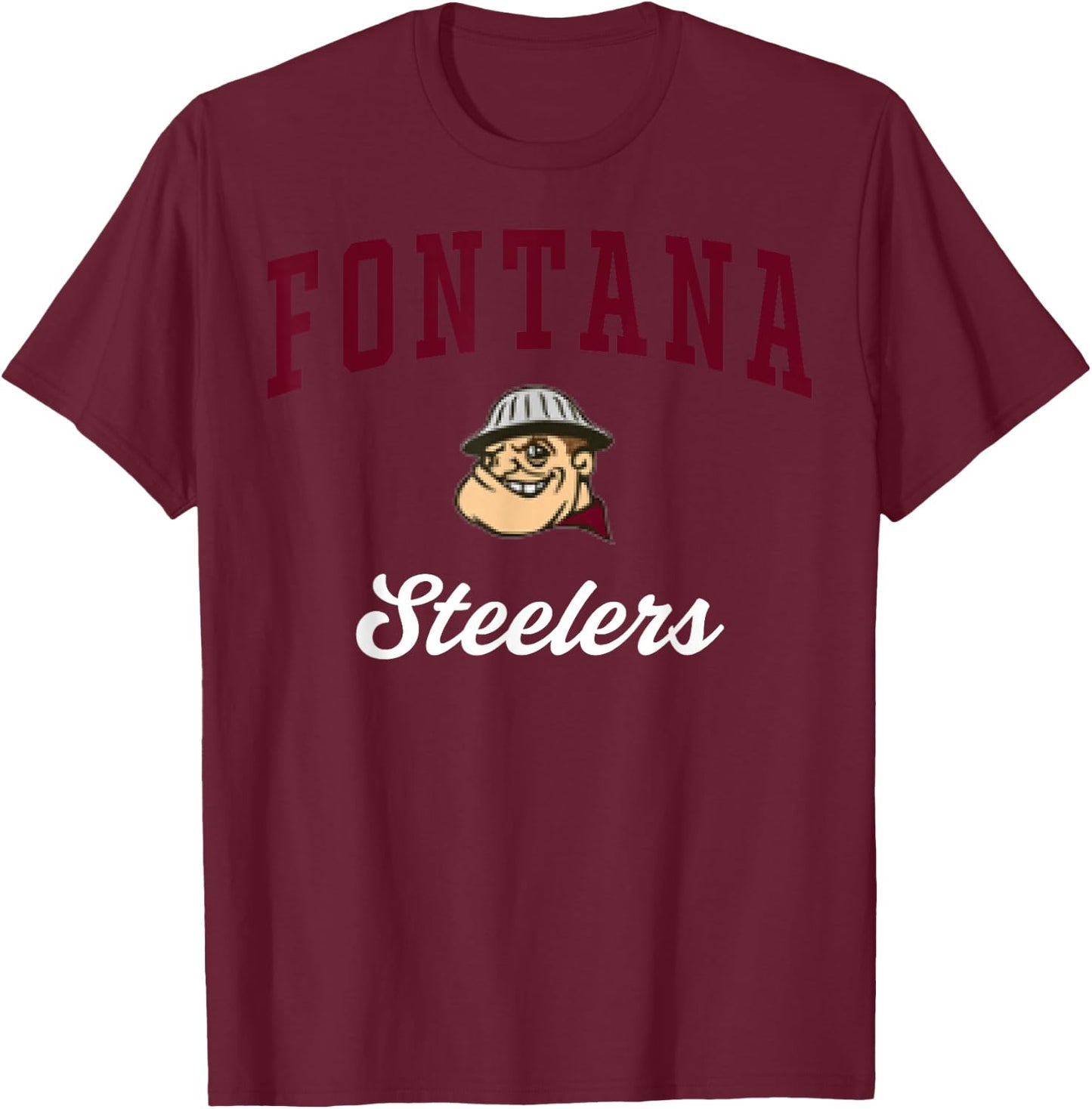 Fontana High School Steelers C3 T-Shirt - T-Shirt | Maroon