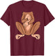 Monkey Halloween Costume Cute Pretend Monkey Outfit T-Shirt - T-Shirt | Maroon