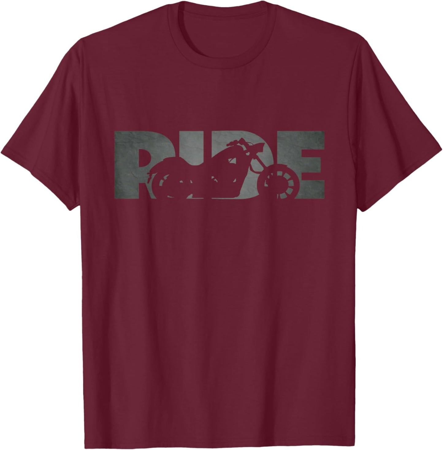 Motorcycle Apparel - Motorcycle T-Shirt - T-Shirt | Maroon