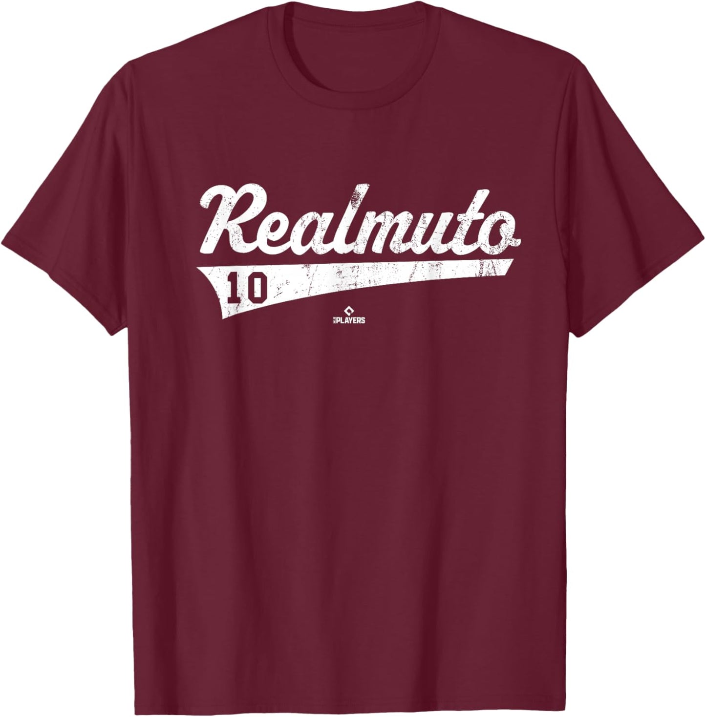 Vintage Gameday JT Realmuto Philadelphia MLBPA T-Shirt - T-Shirt | Maroon