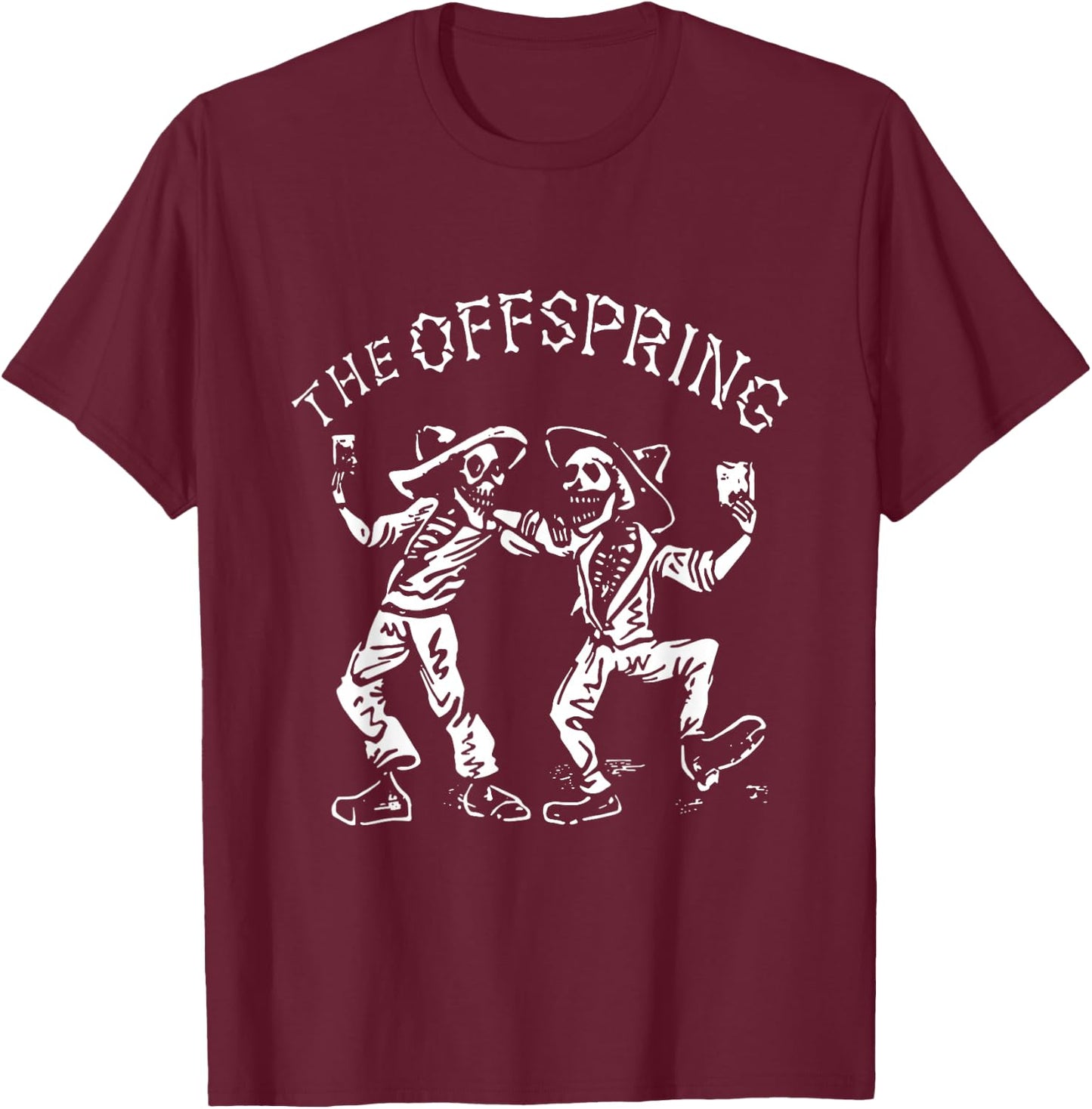 The Offspring Dance FKR Dance Small T-Shirt - T-Shirt | Maroon
