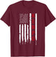 Kenpo Karate American Flag T-Shirt - T-Shirt | Maroon
