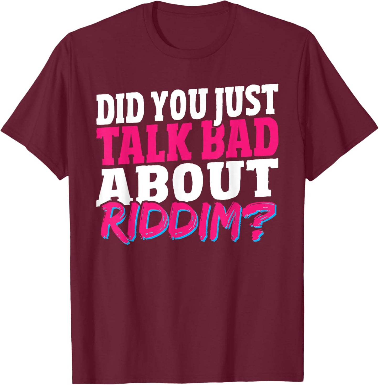 Riddim Rave Festival Costume EDM Music Bass Music Riddim T-Shirt - T-Shirt | Maroon