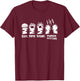 Rock Paper Scissors, Razor Tipped Murder Mittens T-Shirt - T-Shirt | Maroon