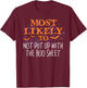 Most Likely Halloween Not Put Up With The Boo Sheet Matching T-Shirt - T-Shirt | Maroon