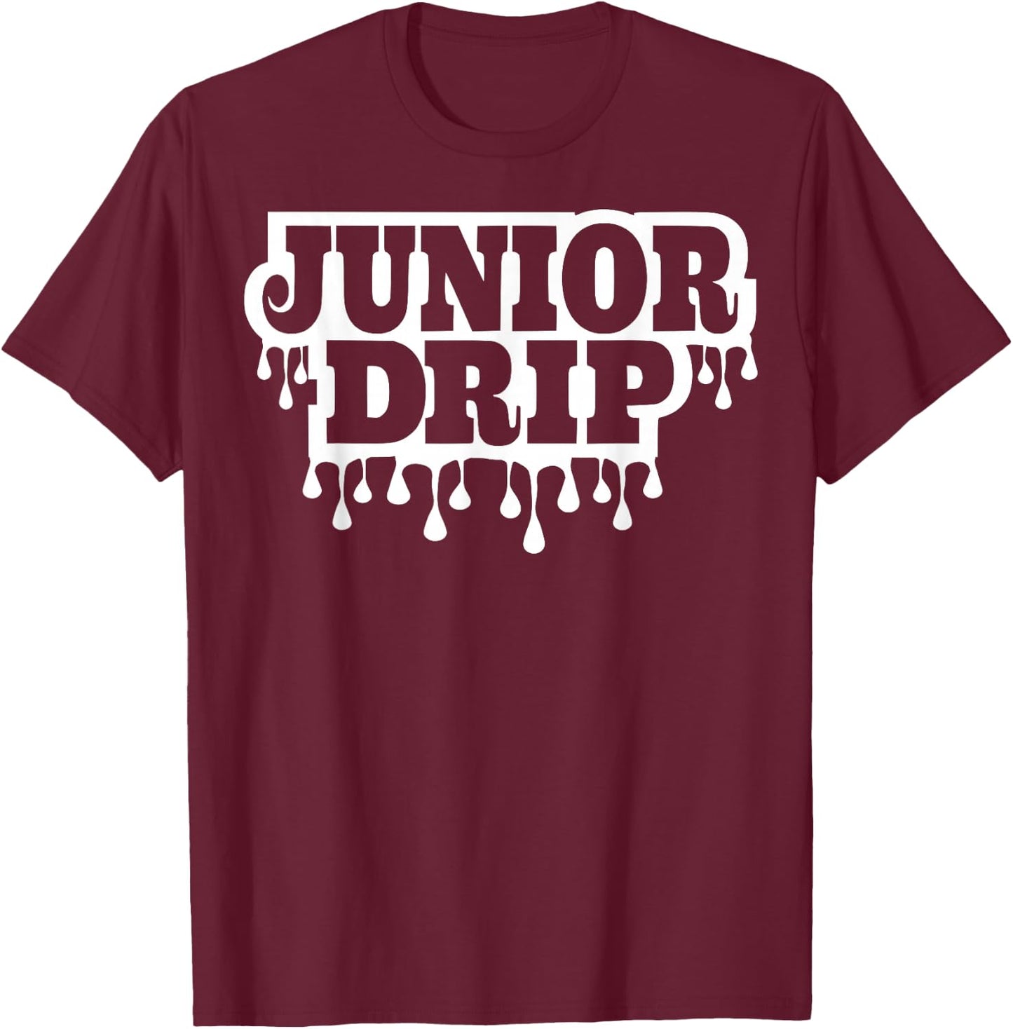 Junior Drip 11th Grade Back To High School College Juniors T-Shirt - T-Shirt | Maroon