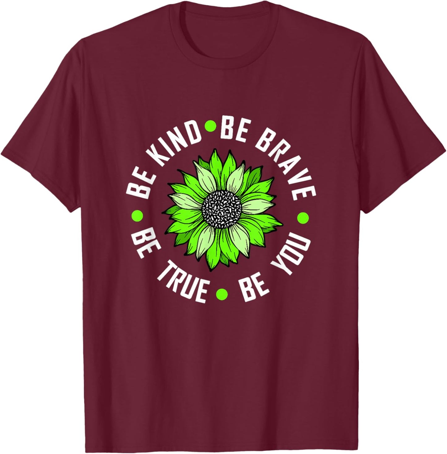 Green Be-x4 Green Graphic T-Shirt - T-Shirt | Maroon