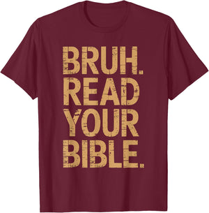 Funny Jesus Christ Religious Christian Believer Christianity T-Shirt - T-Shirt | Maroon