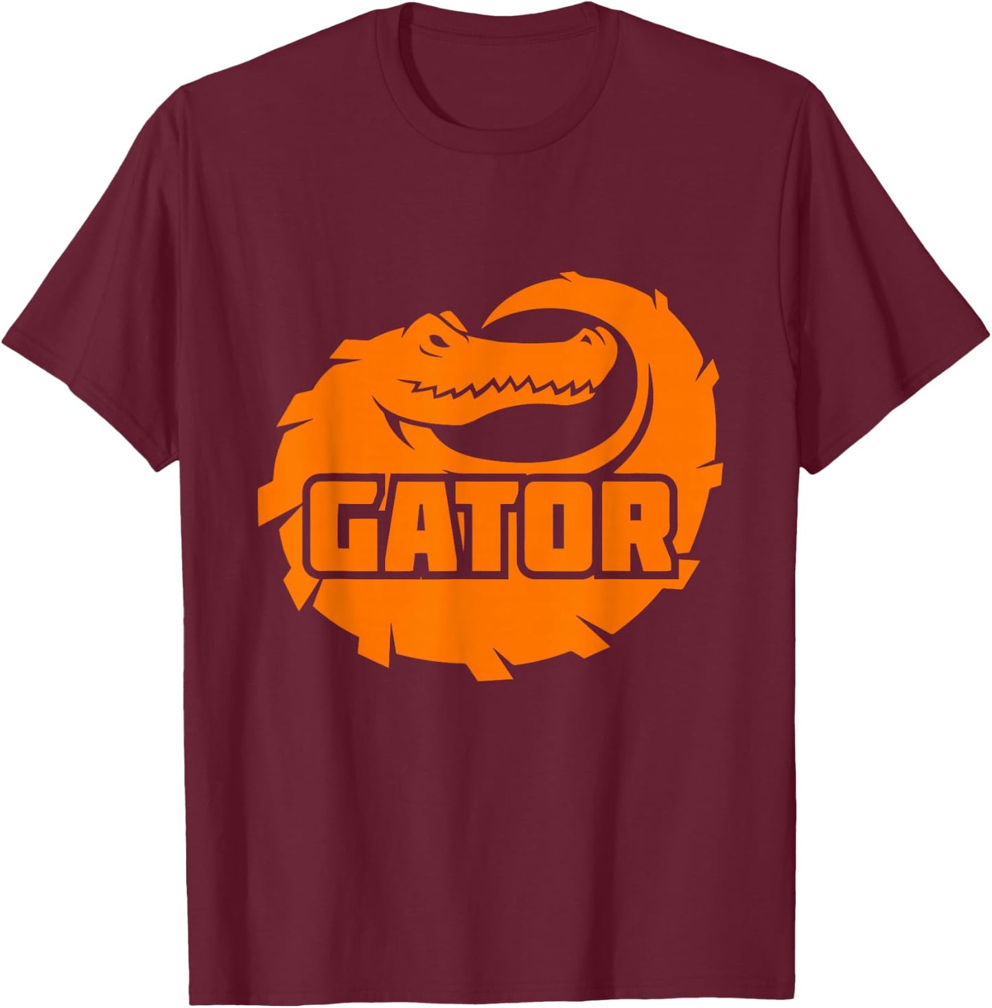 Gator Orange Alligator T-Shirt - T-Shirt | Maroon