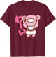 Gloomy Bear The Naughty Grizzly Kawaii Baby Chibi Anime T-Shirt - T-Shirt | Maroon