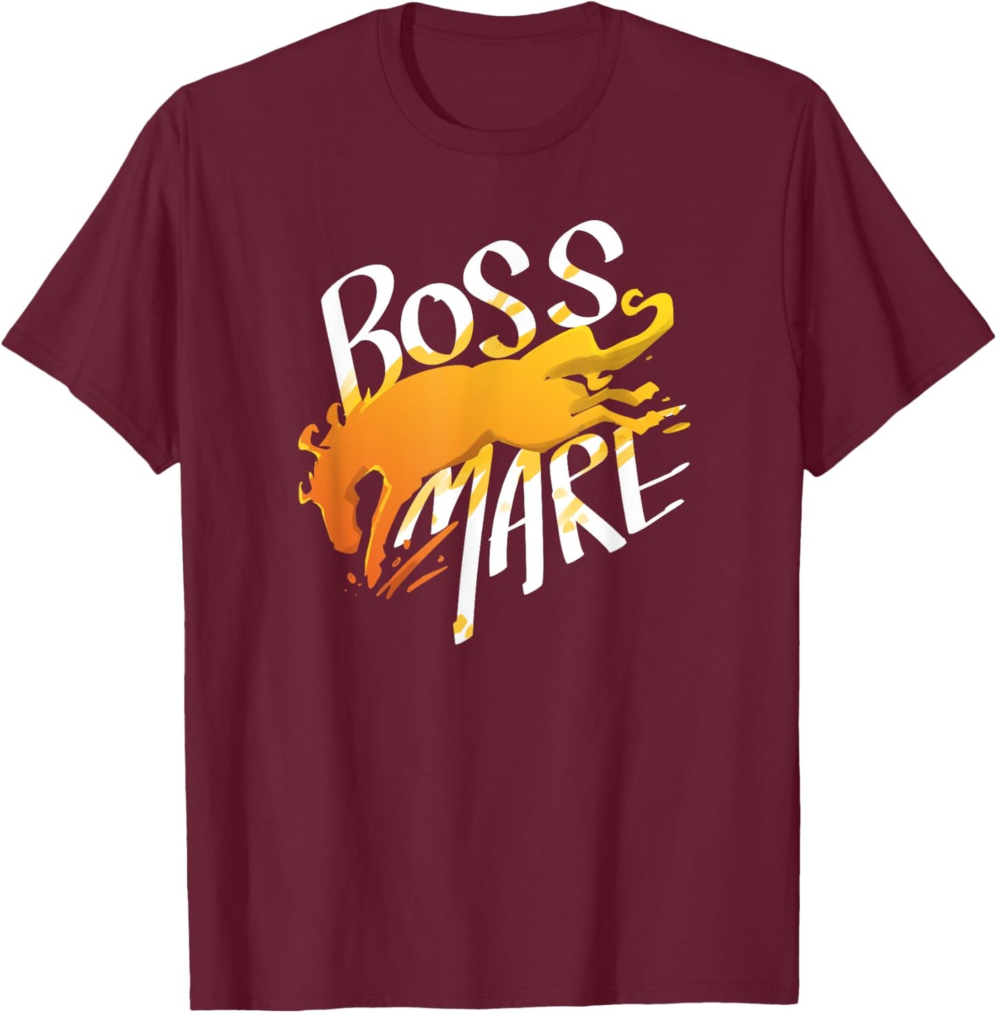 Boss Mare T-Shirt - T-Shirt | Maroon