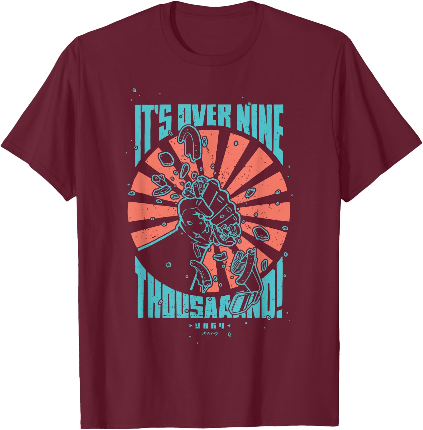 It's Over 9000 Summer Edition Women T-Shirt - T-Shirt | Maroon