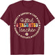 Gifted & Talented Teacher Appreciation Week Back To School T-Shirt - T-Shirt | Maroon