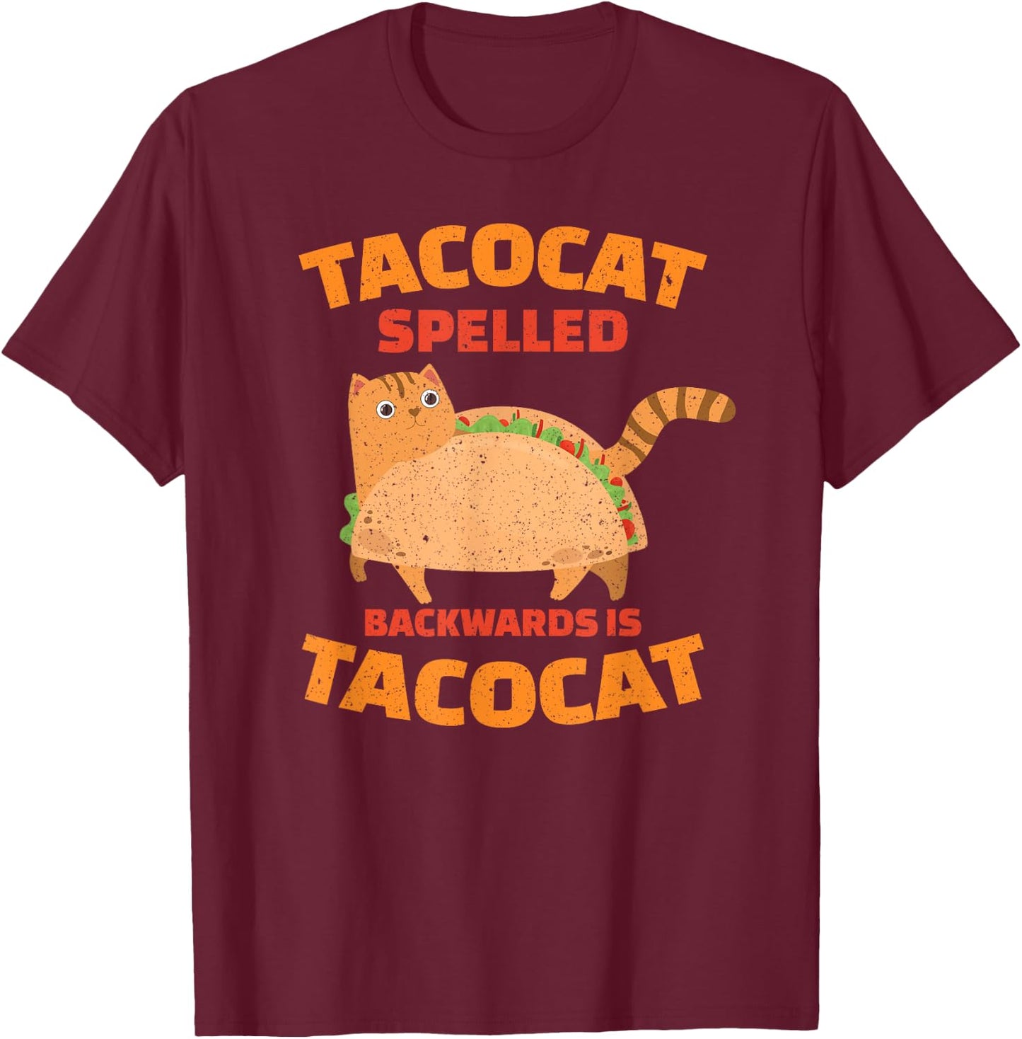 Cinco De Mayo Tacocat Funny Boys Girls Kids Women Men Mexica T-Shirt - T-Shirt | Maroon