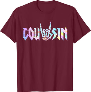 Cousin Of The Bad Two the Bone Birthday 2 Years Old Birthday T-Shirt - T-Shirt | Maroon