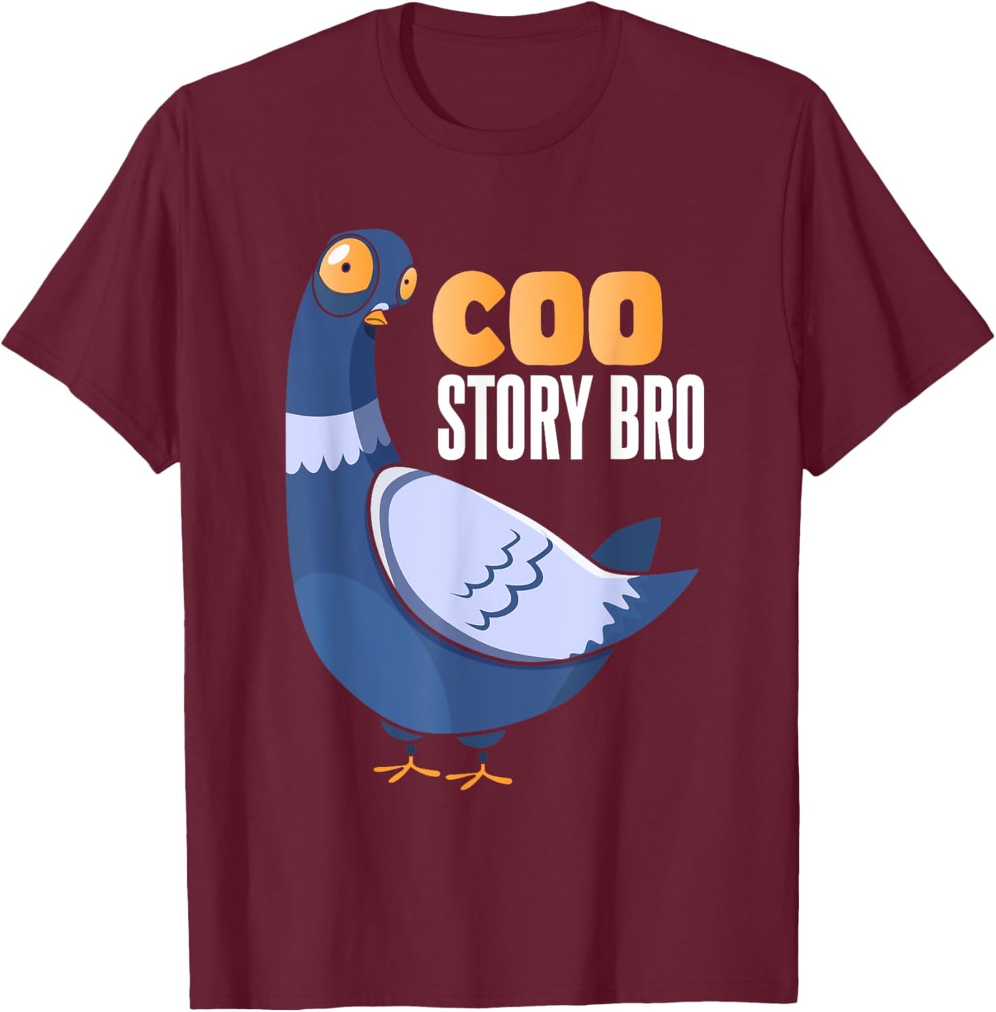 Funny Pigeon Lover T-Shirt - T-Shirt | Maroon