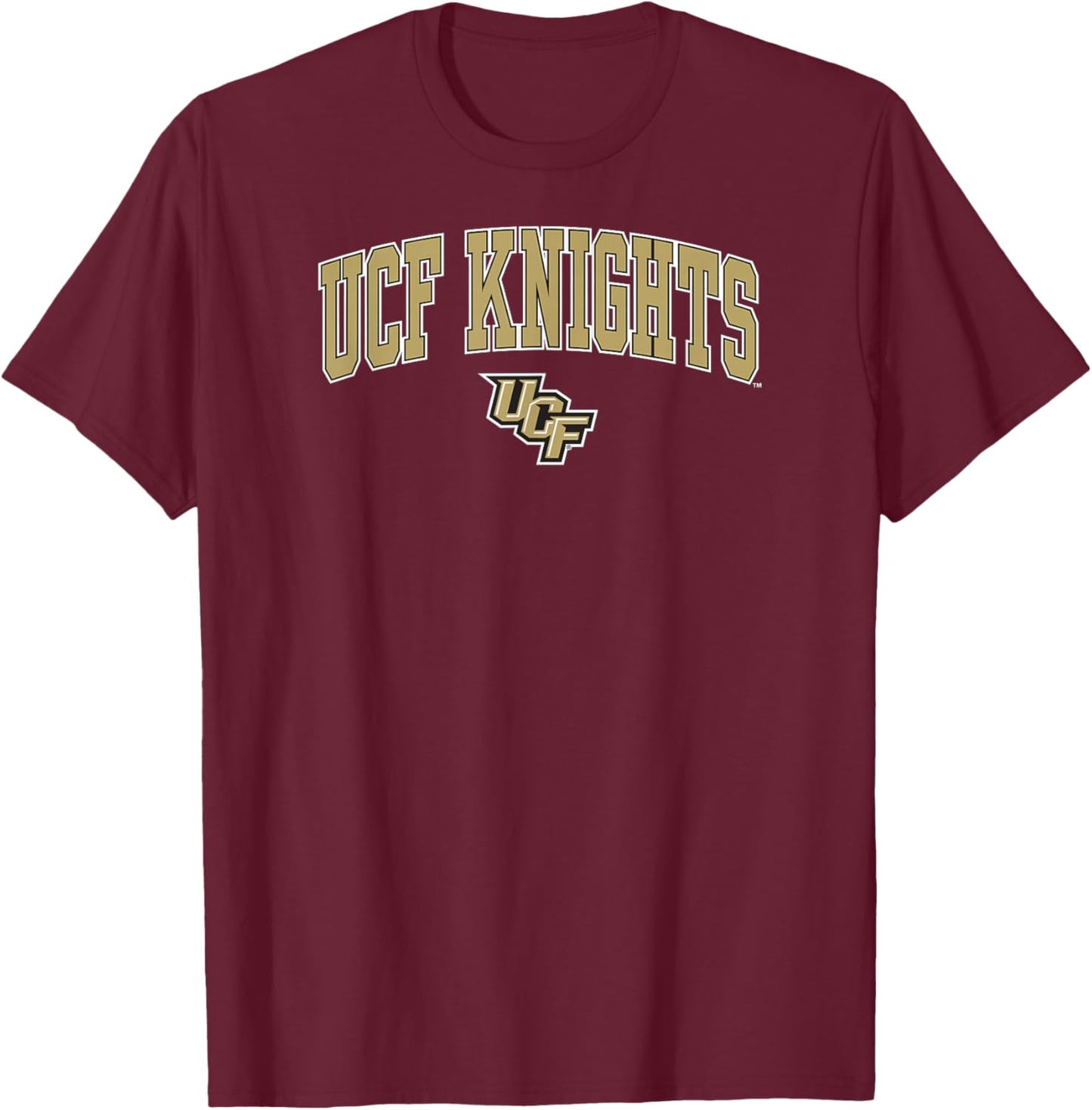 Central Florida Golden Knights Arch Over Dark Heather T-Shirt - T-Shirt | Maroon